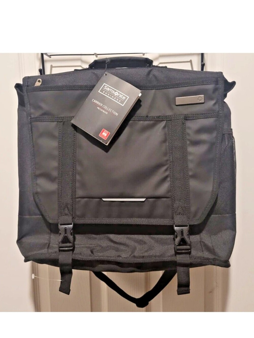 Samsonite Black Carrier Business Briefcase Messenger Bag , Large NWT